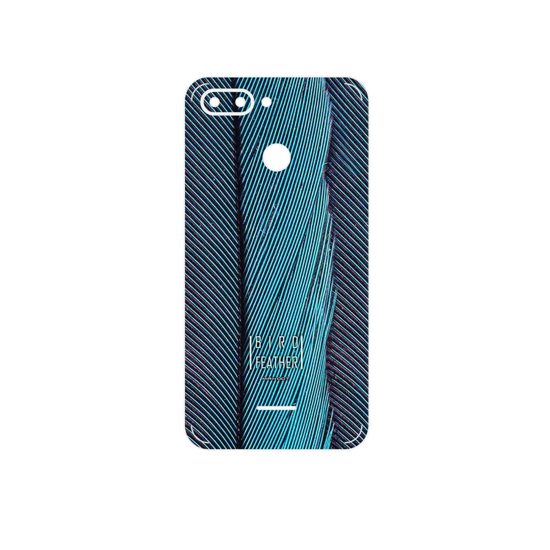 برچسب پوششی ماهوت مدل Turquoise feathers مناسب برای گوشی موبایل شیائومی Redmi 6