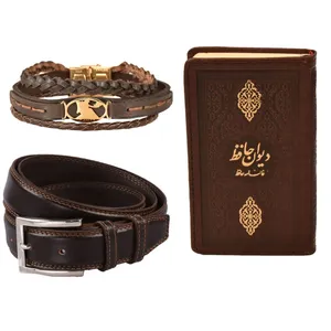 ست هدیه طرح تولد شهریور  کهن چرم مدل m97-6