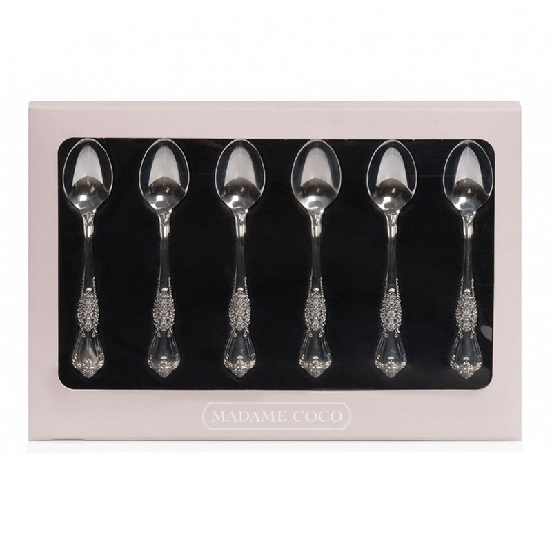 قاشق چای خوری مادام کوکو مدل 1KCAYK0022 بسته 6 عددی