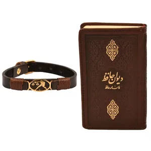 ست هدیه طرح تولد مهر  کهن چرم  مدل m120-  7