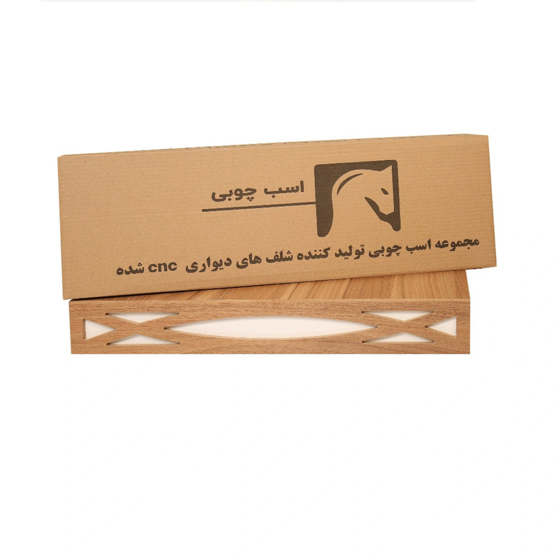 شلف دیواری اسب چوبی مدل wh7502