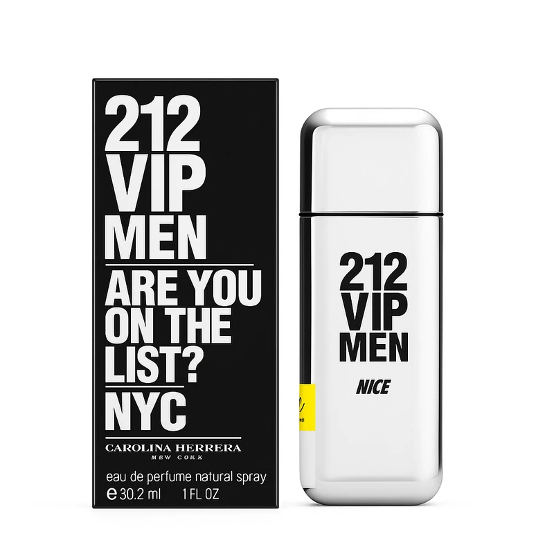 عطر جیبی مردانه نایس مدل 212 -VIP با رایحه گرم حجم 32 میلی‌لیتر