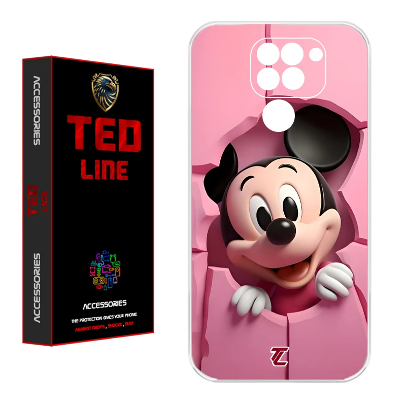 کاور تد لاین طرح عروسک کد 1108 مناسب برای گوشی موبایل شیائومی Redmi Note 9