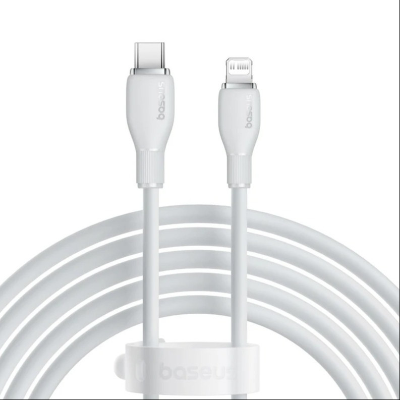 کابل تبدیل USB-C به لایتنینگ بیسوس مدل Pudding 103355701311 طول 2 متر