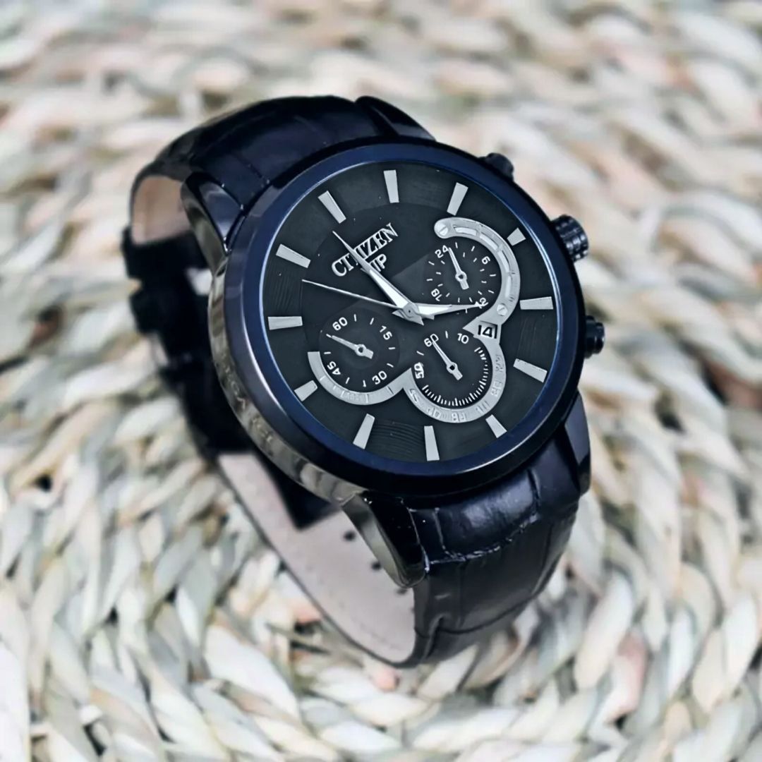 ساعت مچی عقربهای مردانه کوارتز مدل تک موتور بند فیکس کد 07 -  - 9