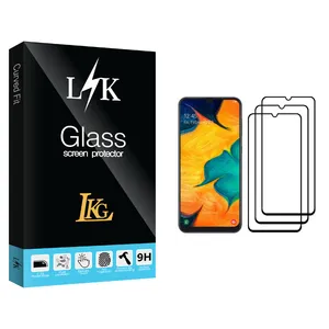 LKG LK Glass Screen Protector For Samsung Galaxy A30 Pack Of 3