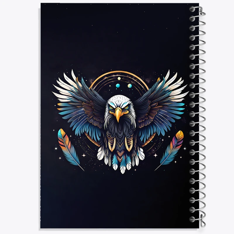 دفتر مشق 100 برگ خندالو طرح عقاب کد N3412