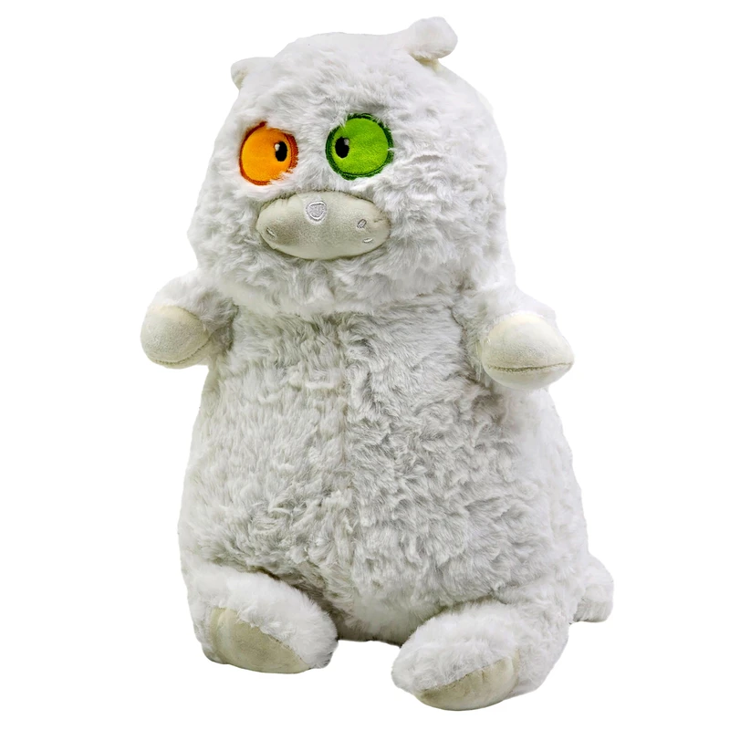 عروسک ناب سل مدل گربه چشم رنگی ارتفاع 40 سانتی متر