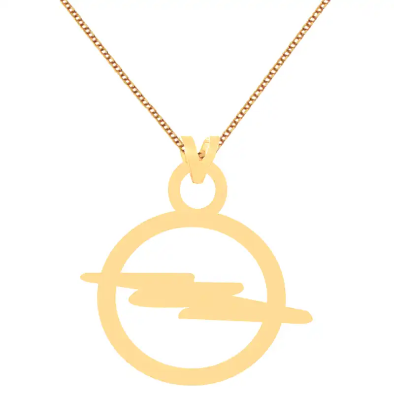 گردنبند طلا 18 عیار زنانه کرابو طرح انرژی مدل Kr70602