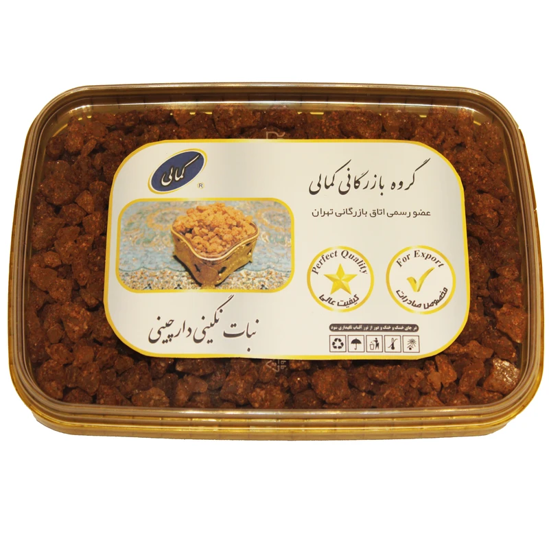 نبات نگینی دارچینی صادراتی   گروه بازرگانی کمالی - 600 گرم