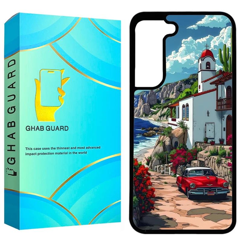 کاور قاب گارد طرح ماشین مدل GCHPA21F مناسب برای گوشی موبایل سامسونگ Galaxy S21 FE 5G