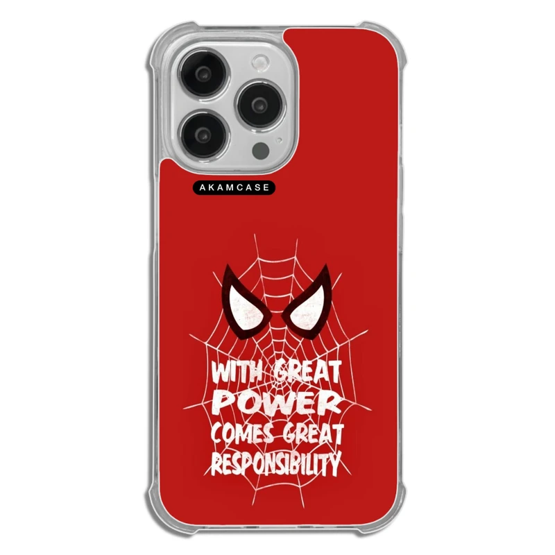 کاور آکام مدل AMC-WTA13PRO-SPIDER MAN17 مناسب برای گوشی موبایل اپل iPhone 13 Pro