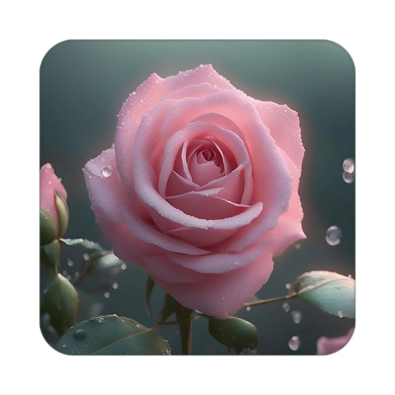 زیر لیوانی کاکتی طرح گل مدل mp18431