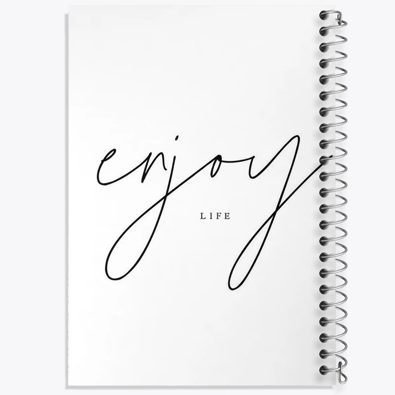 دفتر نت موسیقی 50 برگ خندالو مدل Enjoy Life کد F672