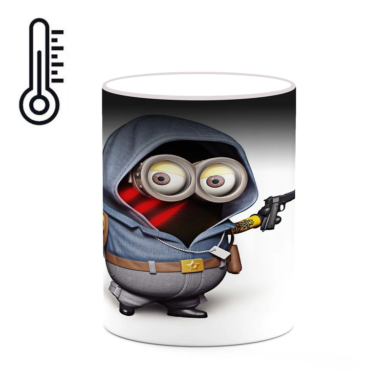 ماگ حرارتی کاکتی طرح minion مینیون مدل mgh42643