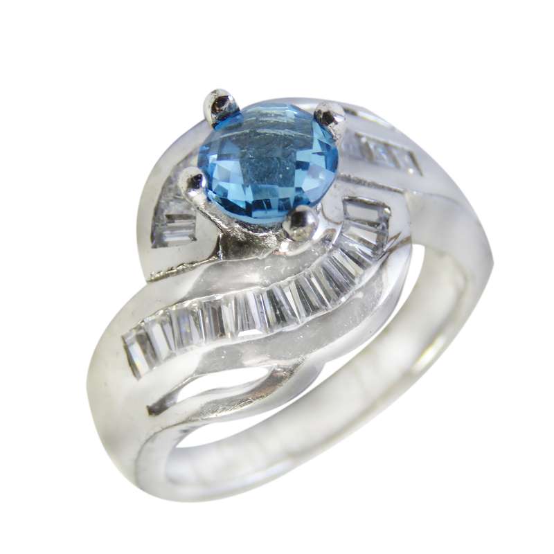 انگشتر نقره زنانه کد 2701