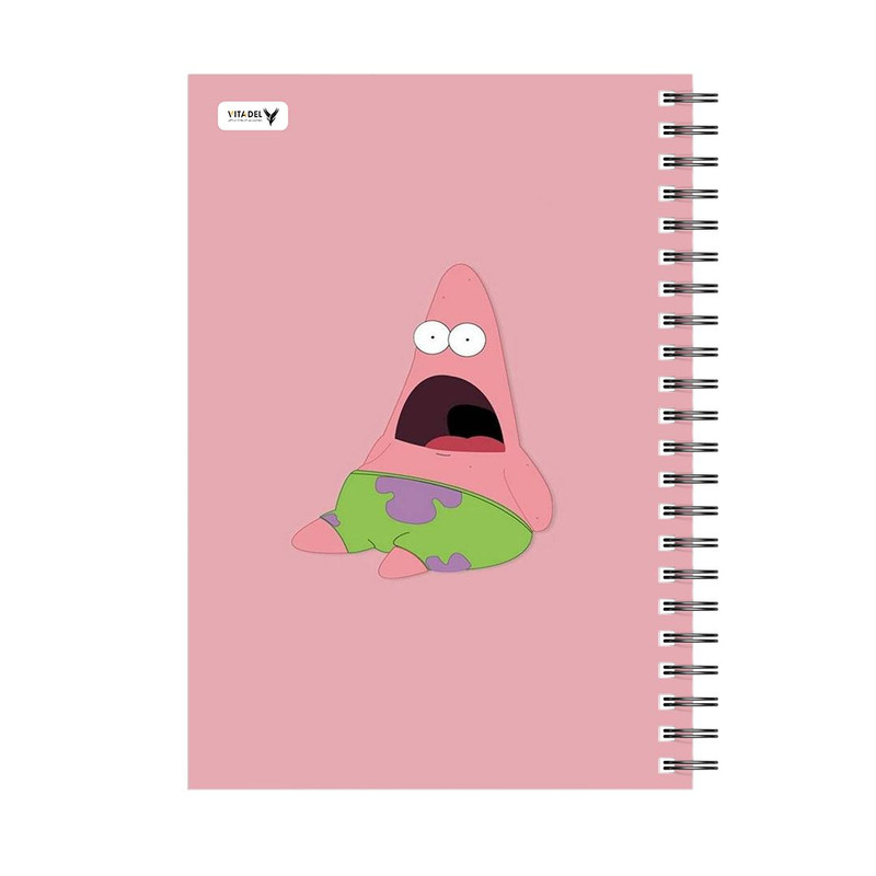 دفتر 120 برگ ویتادل طرح باب اسفنجی مدل 2