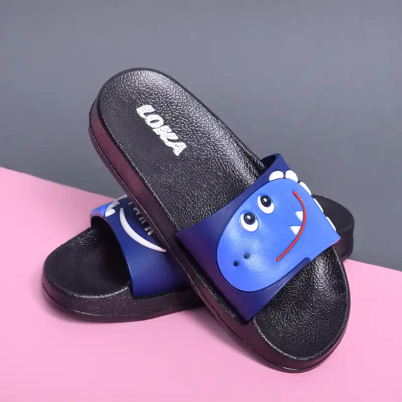 دمپایی پسرانه مدل لوکا طرح دایناسور کد BL.3269