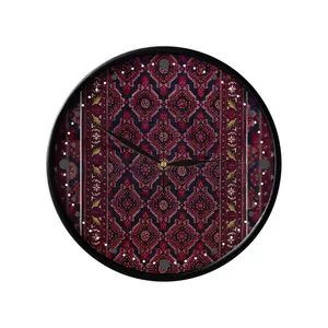 ساعت دیواری مدوپد طرح فرش بلوچ قابی مدل C-balouch29