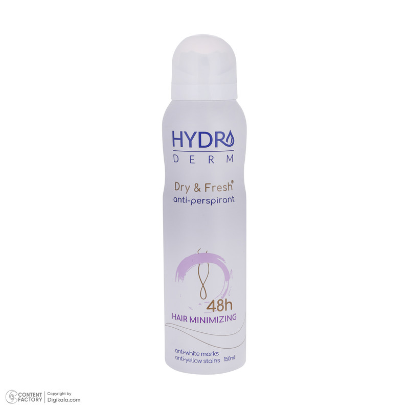 اسپری بدن زنانه هیدرودرم مدل Hair Minimizing حجم 150 میلی لیتر