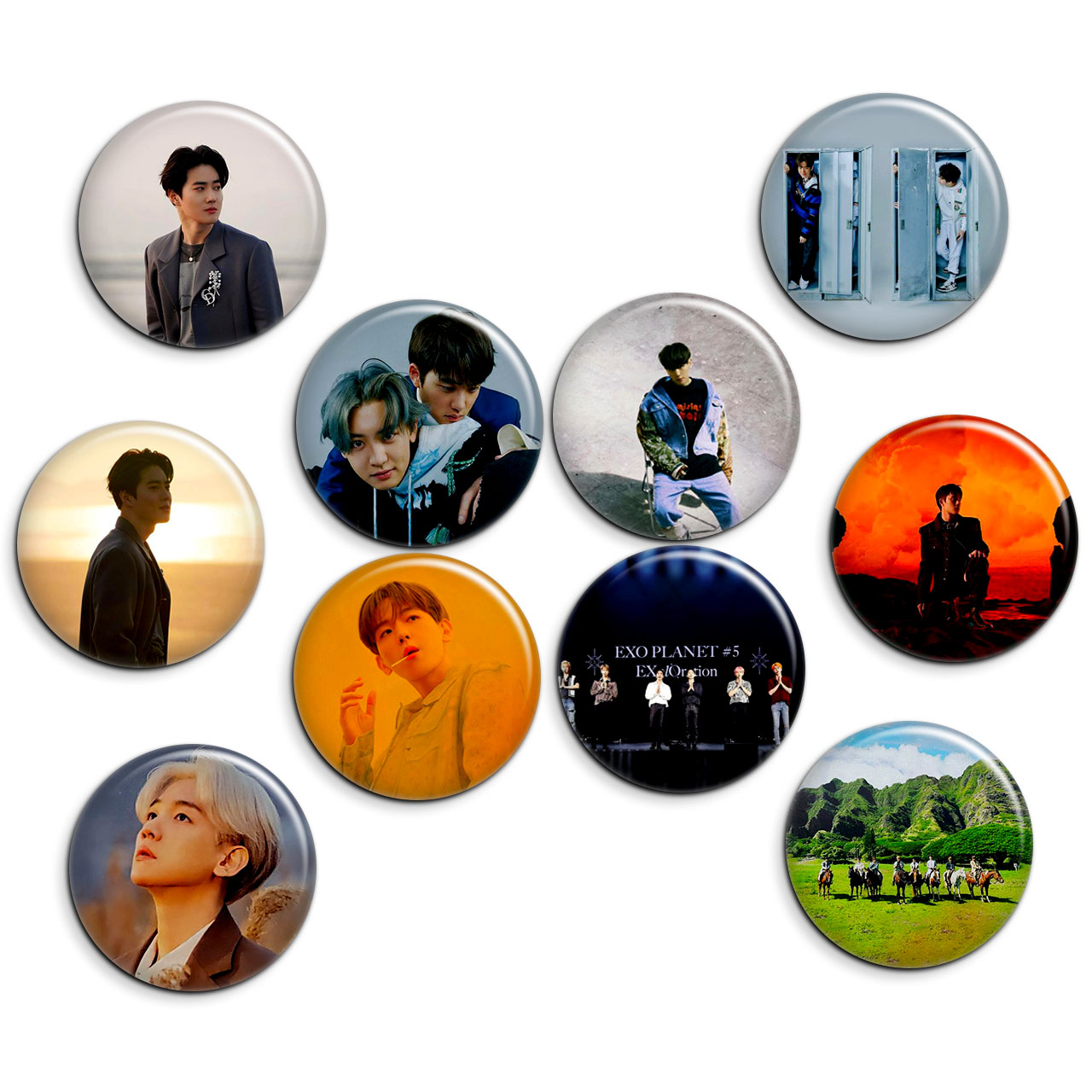 پیکسل پرمانه طرح exo کد pmg.5357 مجموعه 10 عددی