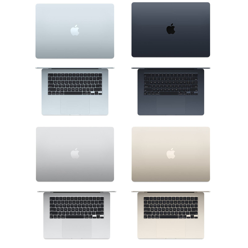 لپ تاپ 15.3 اینچی اپل مدل MacBook Air MW1M3 2025 LLA-M4-16GB Ram-512GB SSD لپ تاپ 15.3 اینچی اپل مدل MacBook Air MW1M3 2025 LLA-M4-16GB Ram-512GB SSD