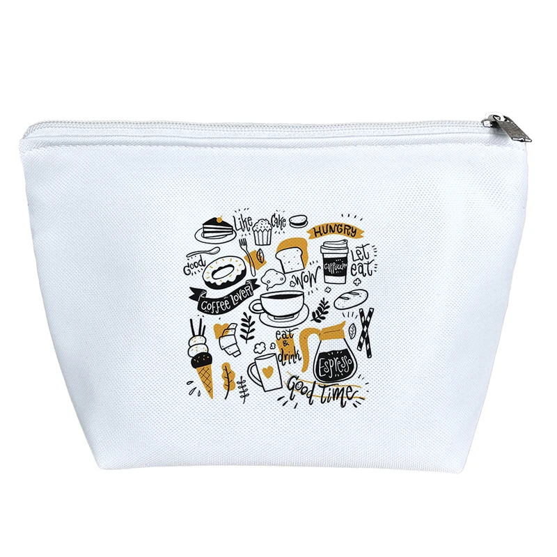 کیف لوازم آرایش دخترانه خندالو مدل قهوه coffee کد 2672