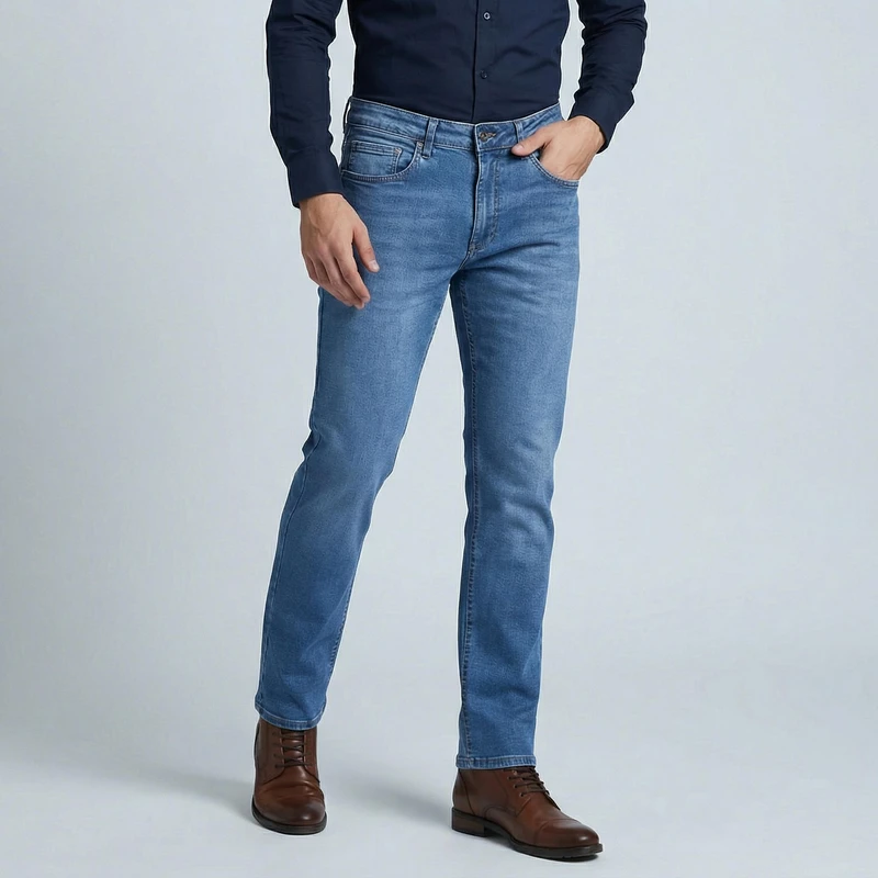 شلوار جین راسته مردانه ال سی وایکیکی مدل W530617Z8