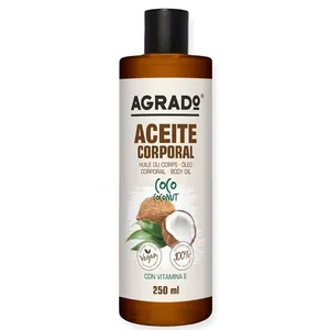 روغن بدن آگرادو مدل نارگیل حجم 250 میلی لیتر