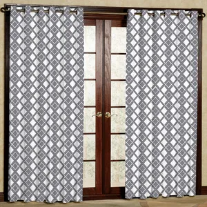   پرده مدل زیگزاگی هازان پانچی کد 4895 سایز 140x200 سانتی متر