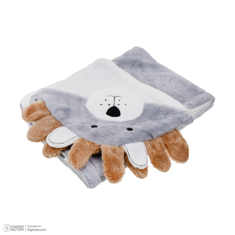 پتو کودک و نوزاد طرح شیر کد 001 سایز 75×70 سانتی متر