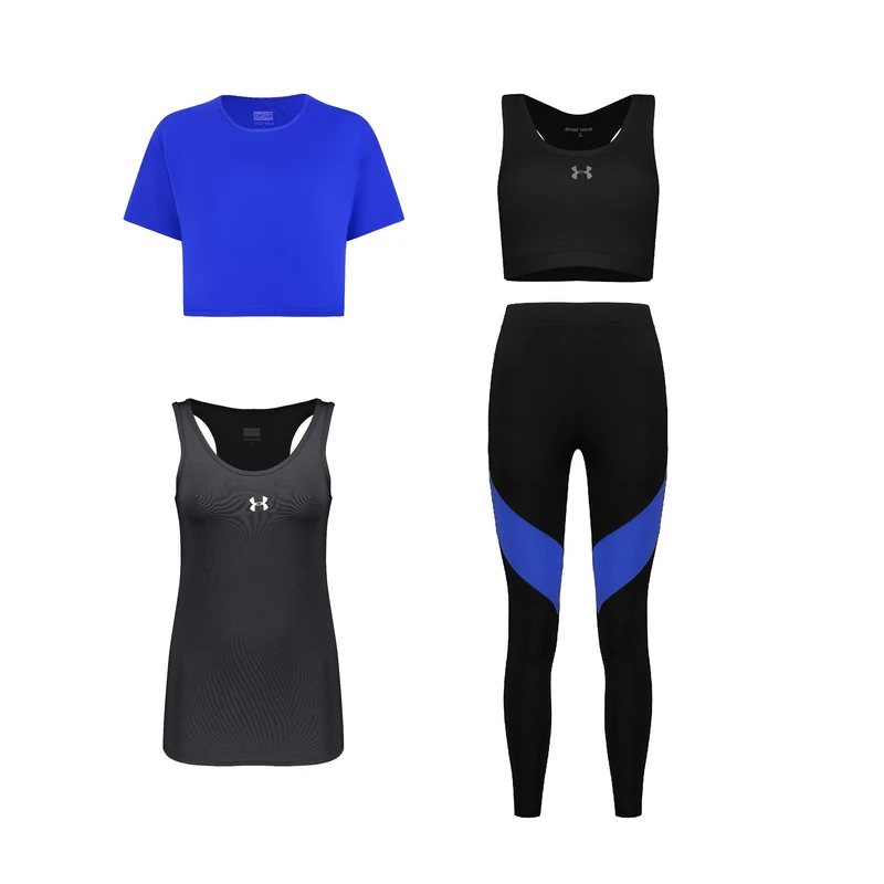 ست چهار تکه لباس ورزشی زنانه مدل 1801-1401-9101-56