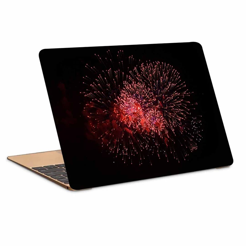 استیکر لپ تاپ طرح fireworks sparks کد N-180 مناسب برای لپ تاپ 15.6 اینچ