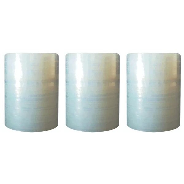 پلاستیک بسته بندی مدل رولی استرچ عرض 10 سانتی متر بسته 3 عددی