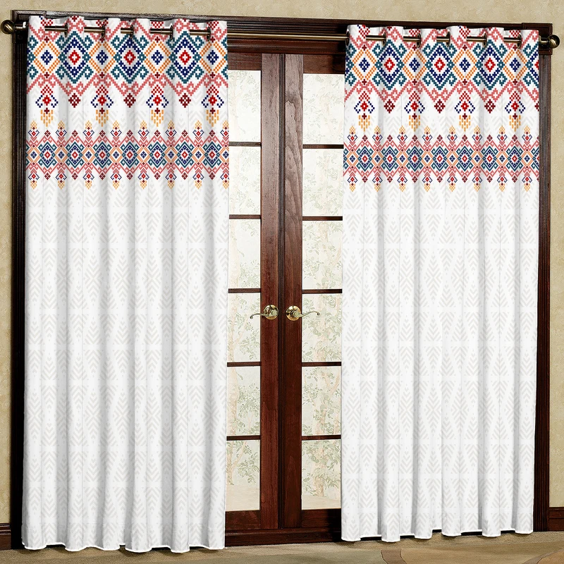  پرده مدل مخمل پانچی کد 1813 سایز 140x280 سانتی متر