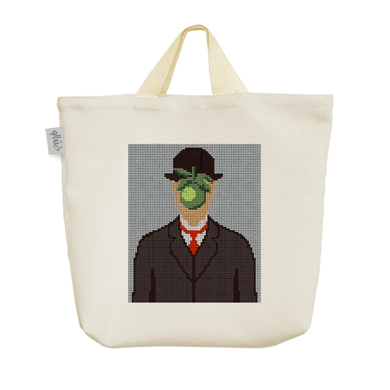 ساک خرید خندالو مدل نقاشی پسر انسان کد 10326