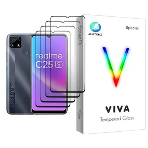 Junbo Viva Glass MIX004 Screen Protector For Realme C25s Pack Of 4