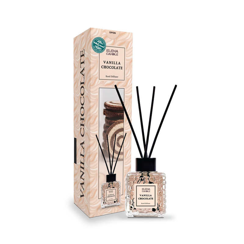 خوشبوکننده هوا شمع النا مدل وانیل شکلات حجم 80 میلی لیتر