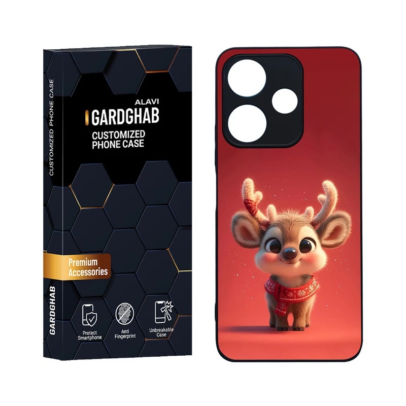 کاور گارد قاب علوی مدل دورژله ای کارتنی و انیمه مناسب برای گوشی موبایل شیائومی Poco M6 4G