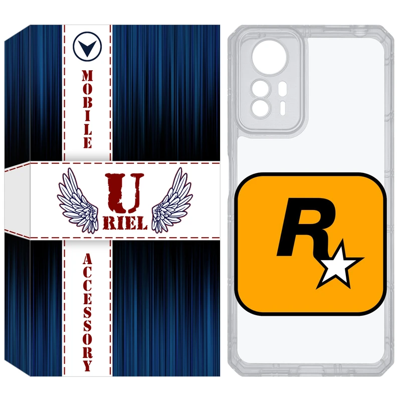 کاور یوریل مدل Clear کد 54 طرح راک استار مناسب برای گوشی موبایل شیائومی Redmi Note 12S