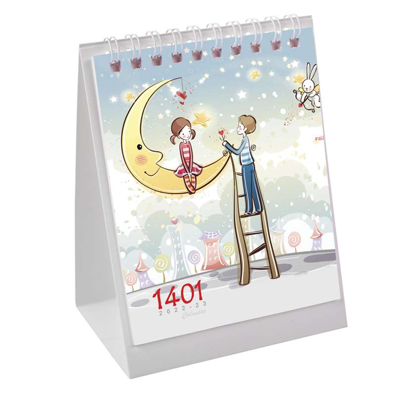 تقویم رومیزی سال 1401 طرح نردبان مدل Na