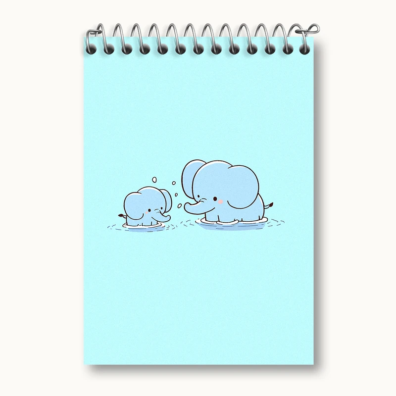 دفتر یادداشت 50 برگ خندالو طرح فیل کوچولو کد N5591