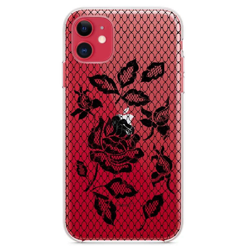 کاور مگافون طرح گل مدل C43-B مناسب برای گوشی موبایل اپل Iphone 11 