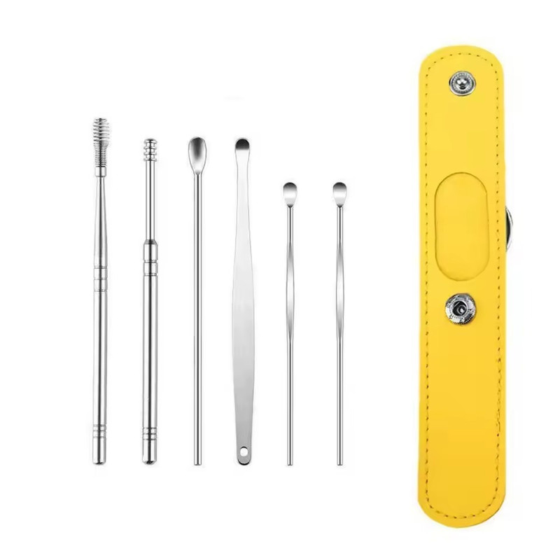 مجموعه نظافت گوش مدل جیبی بسته 6 عددی