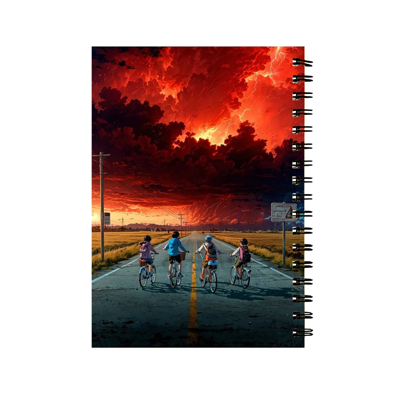 دفتر مشق 60 برگ مدل چیزهای عجیب کد 0475