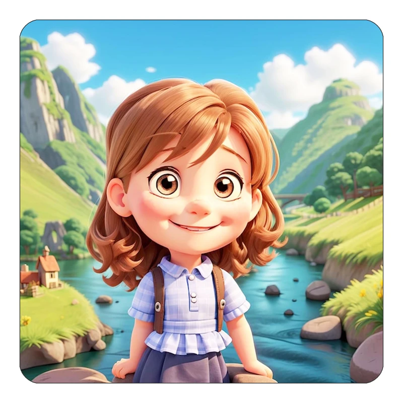 مگنت کاکتی طرح دختر مدل mp63093