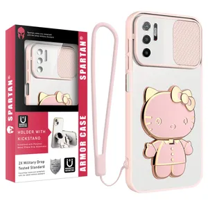 Spartan Camshield Kitty Cover For Xiaomi Redmi Note 11 SE / Poco M3 Pro 5G With Strap