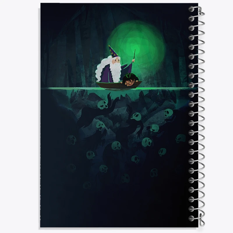 دفتر مشق 50 برگ خندالو طرح هری پاتر (Harry Potter) کد F730