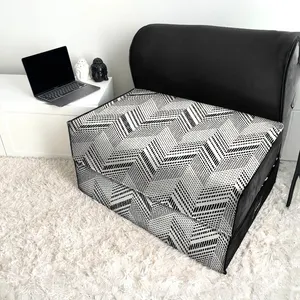 مبل تختخواب شو یک نفره نوپه هوم مدل تشک شو طرح زیگزاگ کد M1039