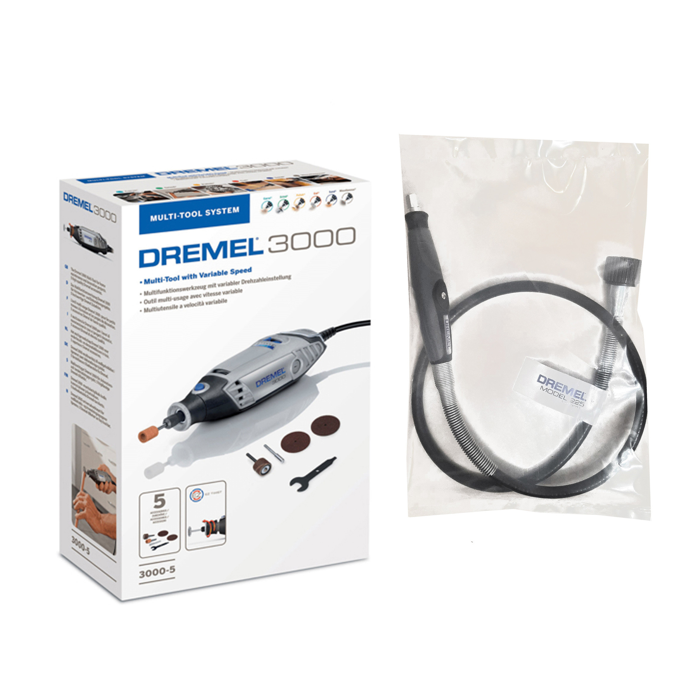 فرز مینیاتوری درمل مدل 5-3000 به همراه شلنگ رابط